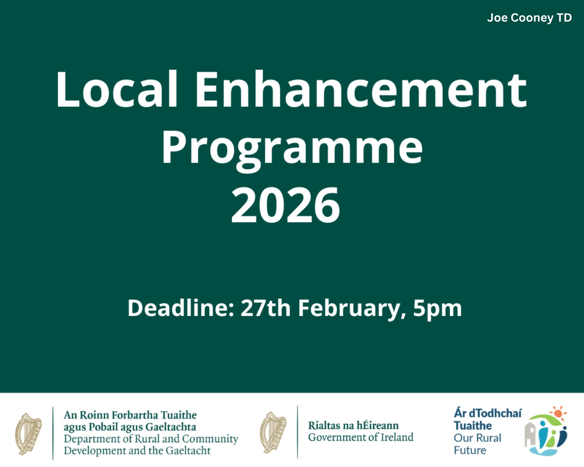 𝐋𝐨𝐜𝐚𝐥 𝐄𝐧𝐡𝐚𝐧𝐜𝐞𝐦𝐞𝐧𝐭 𝐏𝐫𝐨𝐠𝐫𝐚𝐦𝐦𝐞 𝟐𝟎𝟐𝟔 𝐍𝐨𝐰 𝐎𝐩𝐞𝐧
